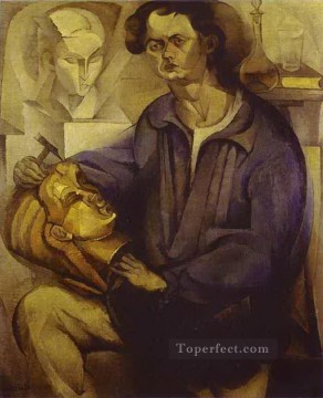 Diego Rivera Painting - retrato de oscar miestchaninoff 1913 Diego Rivera